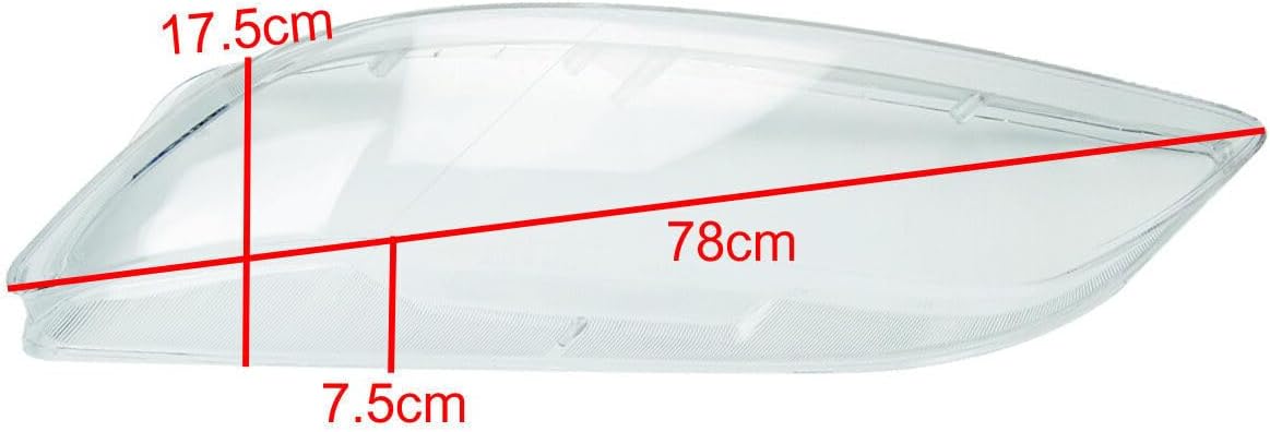 ya 4 8.10 Lens cover headlight headlight right front cover for 2003-2008 for Mazda 6 transparent 