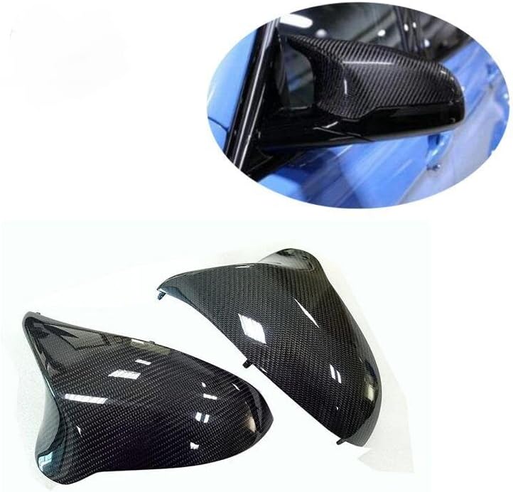 ya 11 9.14 baidiReal Carbon Fiber Side Mirror Cover Caps for BMW M2 M3 M4 F80 F82 F83 F87 14-20