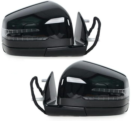 ya 11 9.14 baidiBlack Rear View Side Mirror Assembly for Mercedes-Benz W164 X164 ML GL 2005-2011