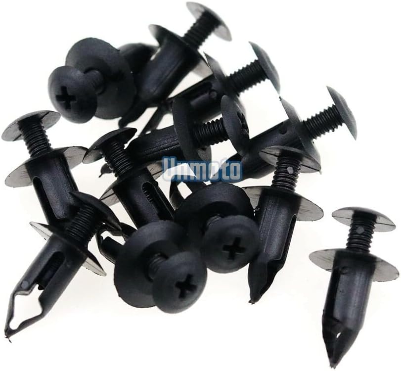 ya 23 10.7 baidi Black Fairing Bolt Kit body screws Clips for Yamaha YZF R6 1998-2002