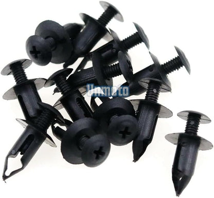 ya 23 10.7 baidi Black Fairing Bolt Kit body screws Clips for Yamaha YZF R6 1998-2002