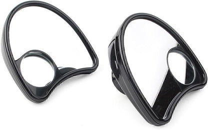 ya 2 8.15 Rear Side Wide Angle Blind Spot Mirror Fairing Mount for Touring Street Glide po
