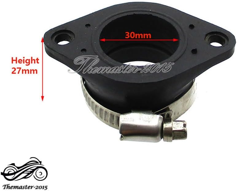 ya 6 8.24 baidi Carb Intake Adapter Boot Rubber Pipe Flange for Zongshen 2V 190cc Pit Dirt Bike