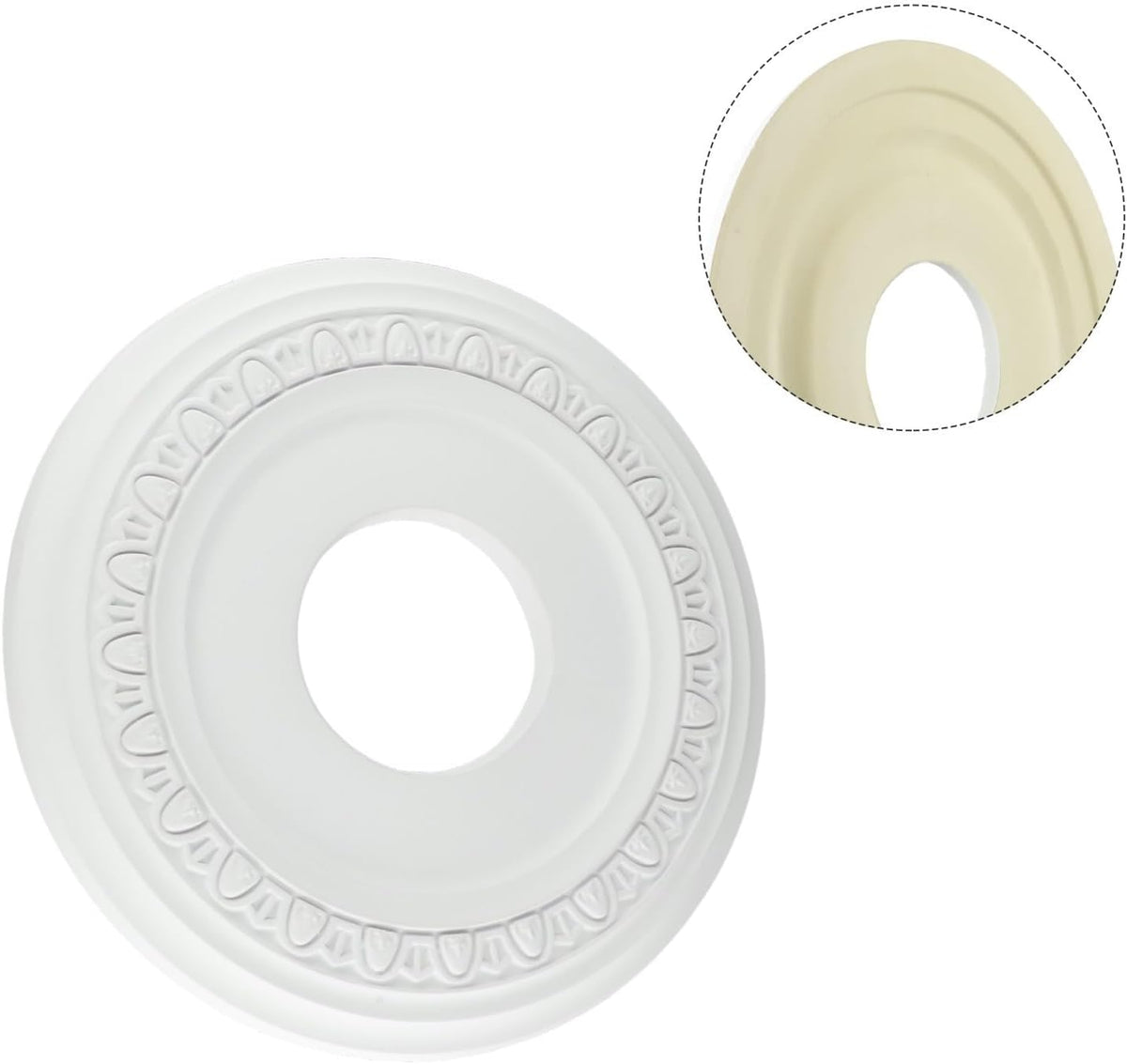 ya 26 10.21 baidi Stylish PU Decorative Ceiling Fixture Cover for Adding Charm to Home Interiors
