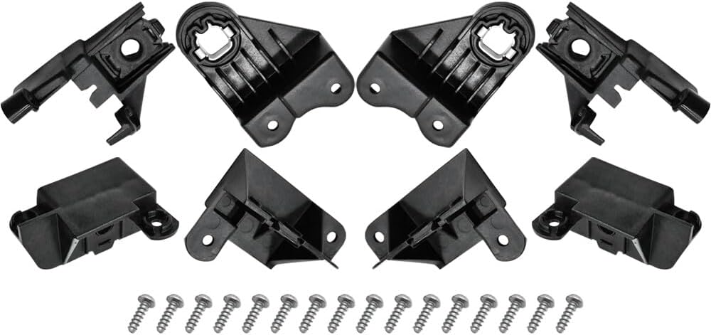 ya 5 8.10 Pair Headlight Bracket Repair Set Kit For X1 F48 F49 2019-2023 X2 F39 2017-2023