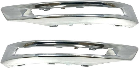 ya 4 8.10 pair of left and right front bumper fog lamp grille cover for 2014-2016 for Mercedes-Benz GLK