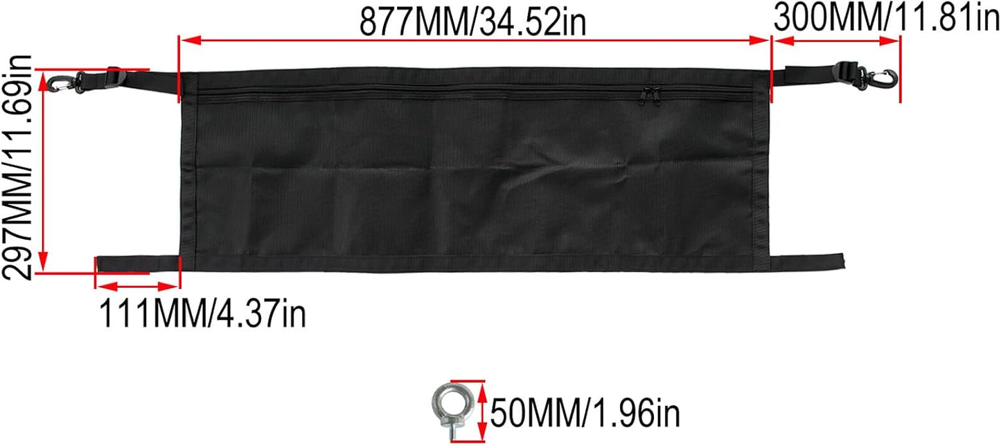 ya 2 8.15 Boot Floor Cargo Tailgate Net Mesh Luggage Hook for Suzuki for Jimny for Sierra 2019-23