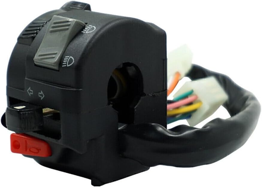 ya 4 8.14 7/8 22MM Motor Handlebar Horn Button Turn Signal Fog Light Controller Switch