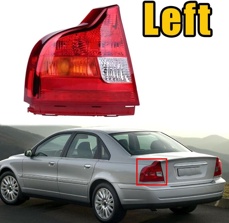 ya 10 9.16 zhengce Left for Volvo S80 2004-2006 Rear Tail Light Warning Brake Light Without Bu