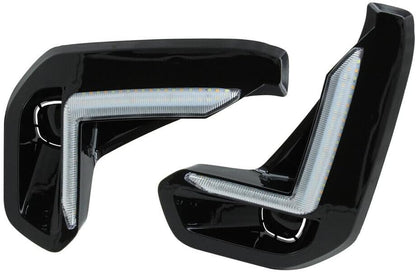 ya 2 8.15 LED Daytime Running Light w/Turn Signal Lamp for Toyota Hilux Revo 2020-21 Pair