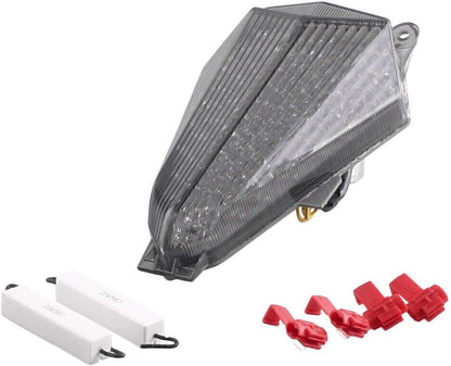 ya 4 8.8.2 for Yamaha R6 2006-2007 LED Tail Lamp Rear Taillight Running Light Smoke Lens