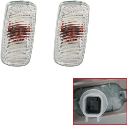 ya 4 8.24 baidi 2 Pack New Side Marker Light Repeater Fender Lights for Dodge for Charger for Jeep Compass 