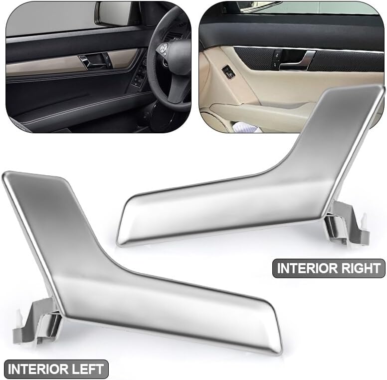 ya 5 8.10 Left/Right Side Matte Inner Door Handle Repair Kit for for Benz C250 C300 C350