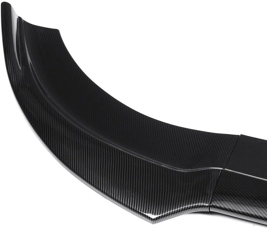 ya 2 8.15 V1 Style Front Bumper Lip Splitter for Dodge for Charger SRT 2015-2021 Carbon Fiber