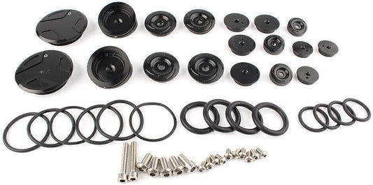 ya 2 8.15 18x Black F for Ram e Cap F for Ram e Hole Cover Caps Decorative Fit for BMW R1200GS/ADV 13-19