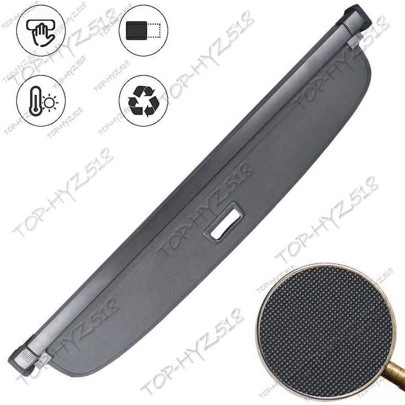 ya 2 8.15 for for Lincoln Nautilus 2019-2022 Trunk Cargo Cover Luggage Shield Shade Canvas B