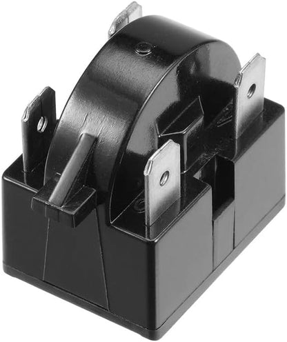 ya 26 10.21 baidi Refrigerator Start Relay 12 Ohm 4 Pin + Overload Protector 1/2HP 375W