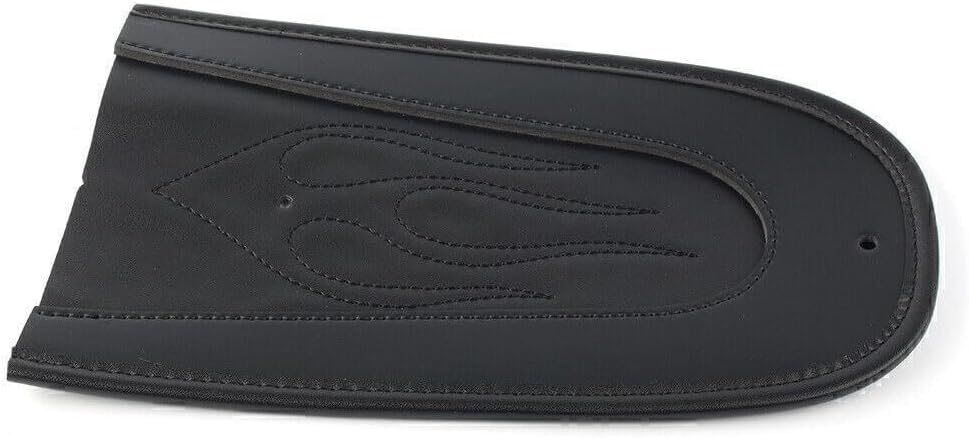 ya 4 8.8.2 Solo Rear for SEAT Leather Flame Fender Bib for Harley Sportster XL883 XL1200 04-15