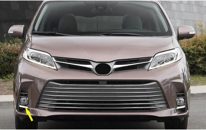 ya 4 8.24 baidi Right Front Fog Light Bezel Trim Protective Cover Right Grip Fits 2018-2020 for Toyota for SIENNA 