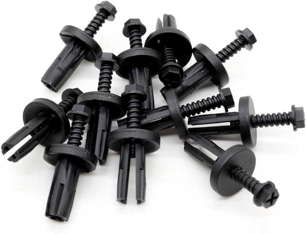 ya 9 10.24 New Black 10 Piece Front Compartment Spare Tire Clamp for GM 20451119-