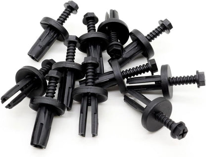 ya 9 10.24 New Black 10 Piece Front Compartment Spare Tire Clamp for GM 20451119-
