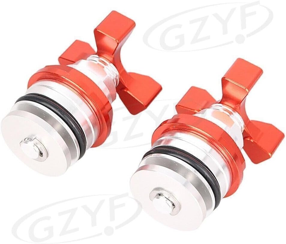 ya 6 8.24 baidi 37mm Front Fork Cap For Fit for Kawasaki 250Orange& Sliver Aluminum