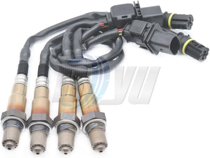 ya 9 10.24 Oxygen Sensor up + Downstream for Mercedes-Benz c300 2008-2012 e550 2011 4pcs