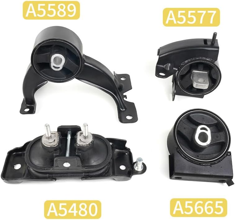 ya 2 8.15 4Pcs Engine Motor Trans Mounts Set for 2011-2016 for Chrysler Town & Country for Ram C/V
