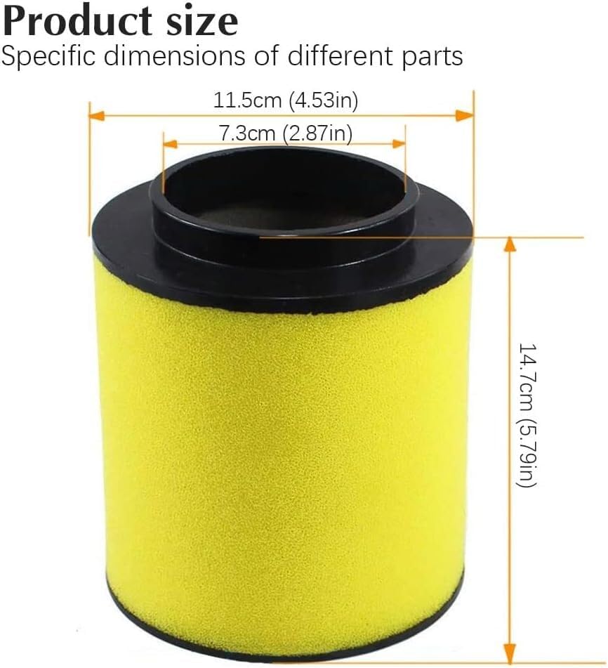 ya 23 10.7 baidi Air Filter for Honda TRX420FM 4x4 Rancher 420 TRX420FPA 4x4 AT EPS 17254-HP5-600