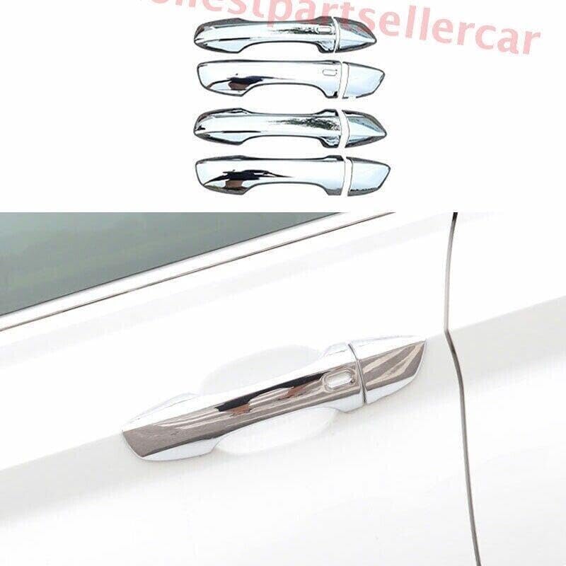 ya 2 8.15 for VW for Jetta Mk7 2019-2024 ABS Chrome Exterior for Smart Door Handle Trim 8 pcs 