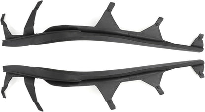 ya 10 9.16 zhengce Set of Left & Right Upper Headlight Cover Strips Pair Fit E46 325i 02-05 U1
