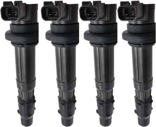 ya 4 8.10 4Pcs Ignition Coil Fit for Kawasaki 2000-2002 ZX6R ZX600 for Triumph Tiger F6T553