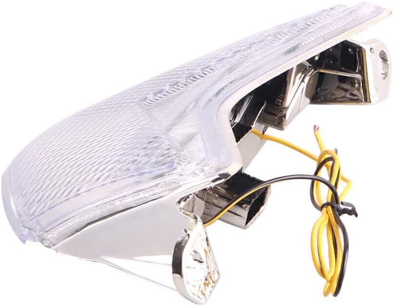 ya 10 9.16 zhengce Clear LED Rear Tail Light Turn Signal for Kawasaki ZX-10R 06-07 ZX-6R 636