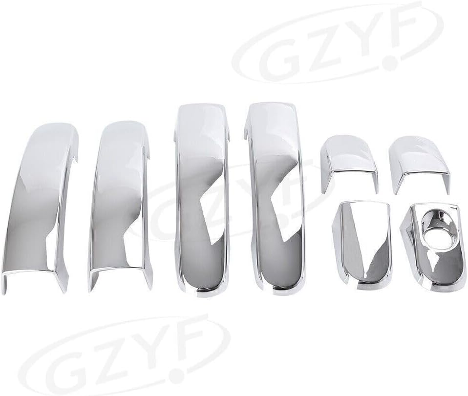 ya 4 8.14 Chrome Car Door Handle Cover Trim Molding Fit for Ford Escape Kuga 2013-2017 2016