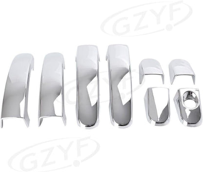 ya 4 8.14 Chrome Car Door Handle Cover Trim Molding Fit for Ford Escape Kuga 2013-2017 2016