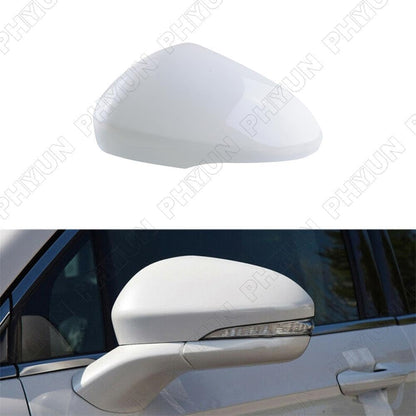 ya 4 8.24 baidi Left driver's side mirror cap white ABS suitable for Ford Fusion 2013-2021