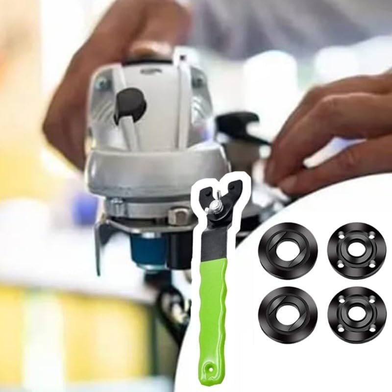 ya 26 10.21 baidi Angle Grinder Wrench Spanner 5/8-11 Angle Grinder Inner Outer Flange Nut Set