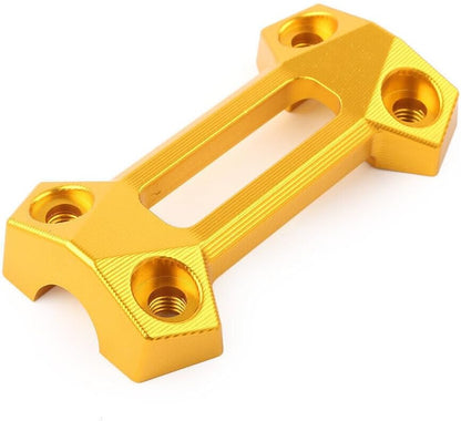 ya 6 8.14 Handlebar Fat Bar Riser Mount Clamp Top Cover Fit for Kawasaki Z900 2017-2022 Gold
