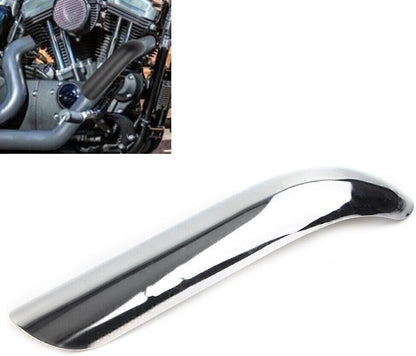 ya 4 8.8.2 for Harley Motorcycle Muffler Pipe Heat Shield Cover Heel Guard Silver
