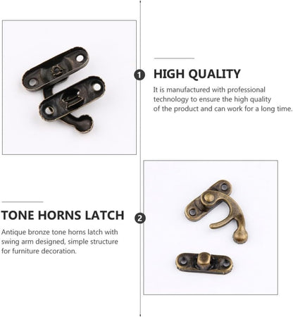 ya 26 10.21 baidi 25pcs Right Latch Hook Horn Lock for Jewelry Box Cabinet Toolbox Suitcase
