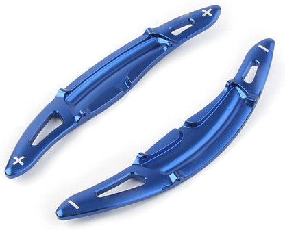 ya 28 10.13 zhengce Blue Car Steering Wheel Shift Paddle Gear Shifter Fit for Porsche 911 Carr