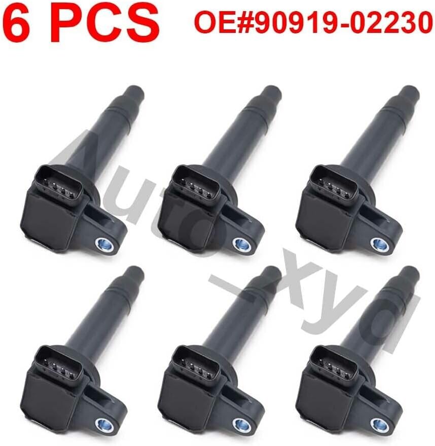 ya 4 8.14 6PCS Igtion Coil 90919-02230 for Lexus GS430 GX470 LS430 LX470 SC430 for Toyota XYD