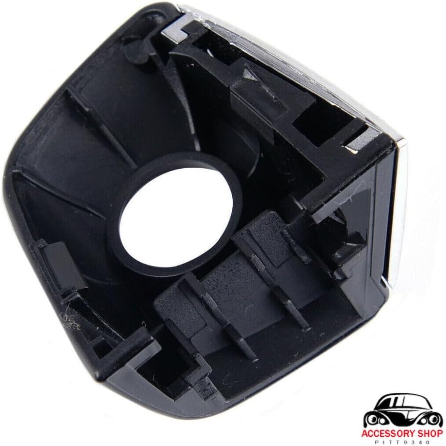 ya 10 9.16 baidi Driver's Side Door Handle Keyhole Cover, Left Front Chrome Key Cap Suitable for Audi A6 A7