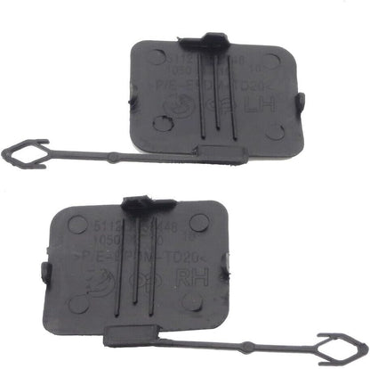 ya 4 8.8.2 1Pair Rear Bumper Tow Towing Hook Eye Cap Cover Plug for BMW X5 E70 2007-2010