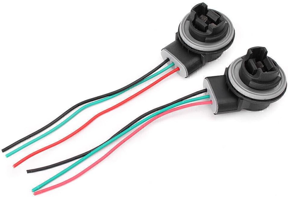 ya 13 9.15 baidi 3157 3057 3155 LED Bulb Brake Light Socket Wiring Harness Wire Adapter