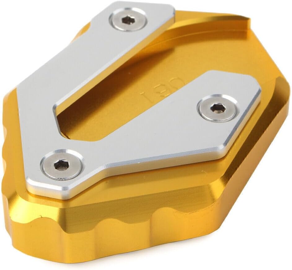 ya 4 8.8.2 Gold Kickstand Side Stand Plate Extension Pad for Yamaha MT-07 14-18 XSR700 2016