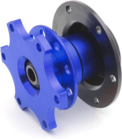 ya 10 9.16 zhengce Sports Steering Wheel Quick Release Snap Off Boss Kit Hub Adapter Blue Univ