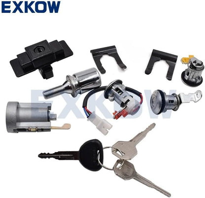 ya 11 9.14 baidiLock Cylinder & Key Set for Mitsubishi for Pajero II 1990-2004 V20 V30 V40 MR259766