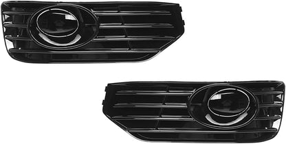 ya 4 8.10 2X FRONT BUMPER GRILL FOG LAMP LIGHT COVERS for VW T5 T5.1 SPORTLINE 2010-2015