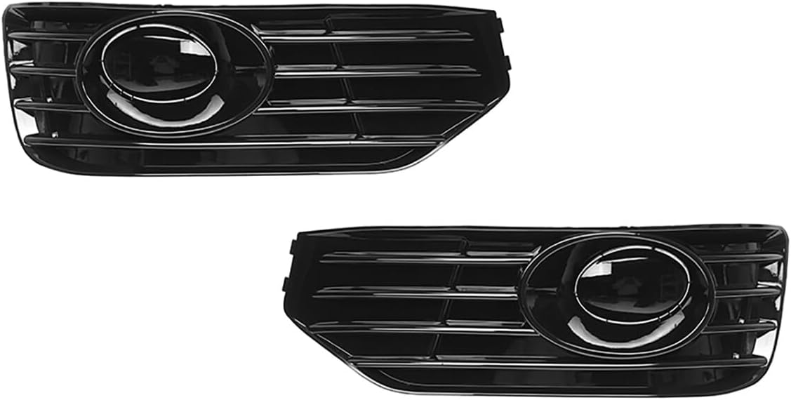 ya 10 9.16 zhengce 2X FRONT BUMPER GRILL FOG LAMP LIGHT COVERS for VW T5 T5.1 SPORTLINE 2010-2